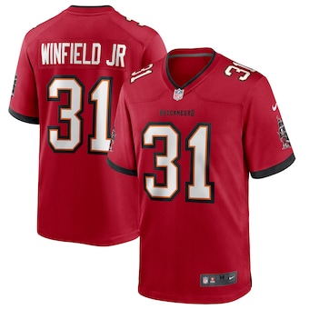 mens nike antoine winfield jr red tampa bay buccaneers game 